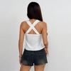 2025 Summer Women's Sexy Bandage Camisole Vest - Short Cropped Top