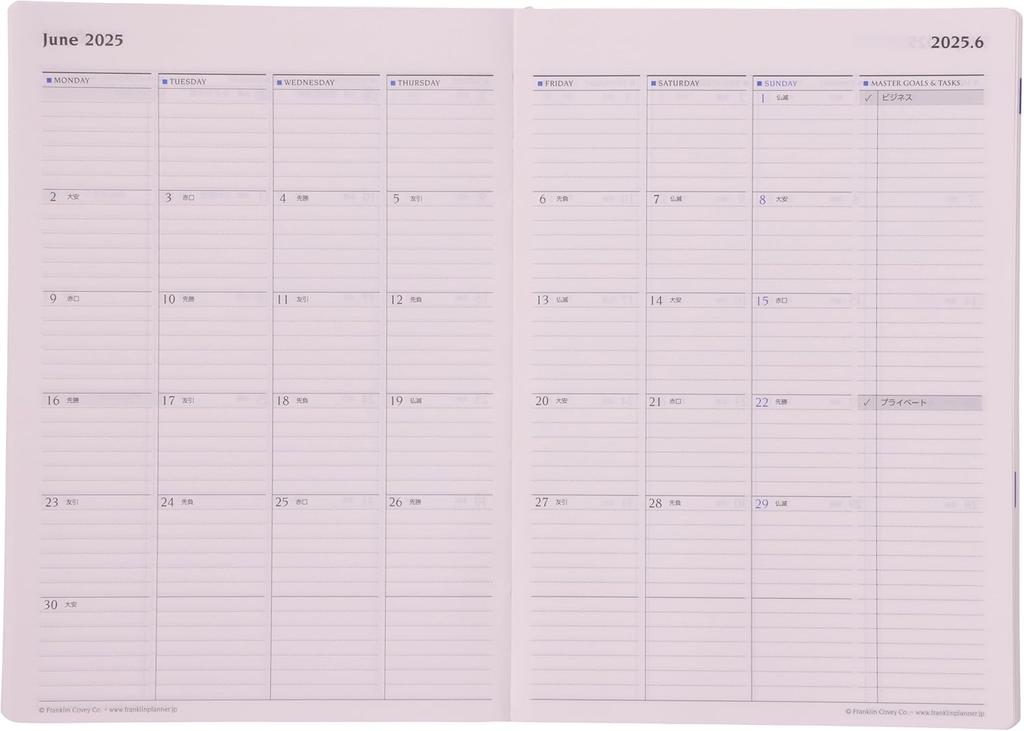 Органайзер Franklin Planner, 1 страница в день, ПВХ, начало с апреля 2025 года, B6, бордовый, 86491