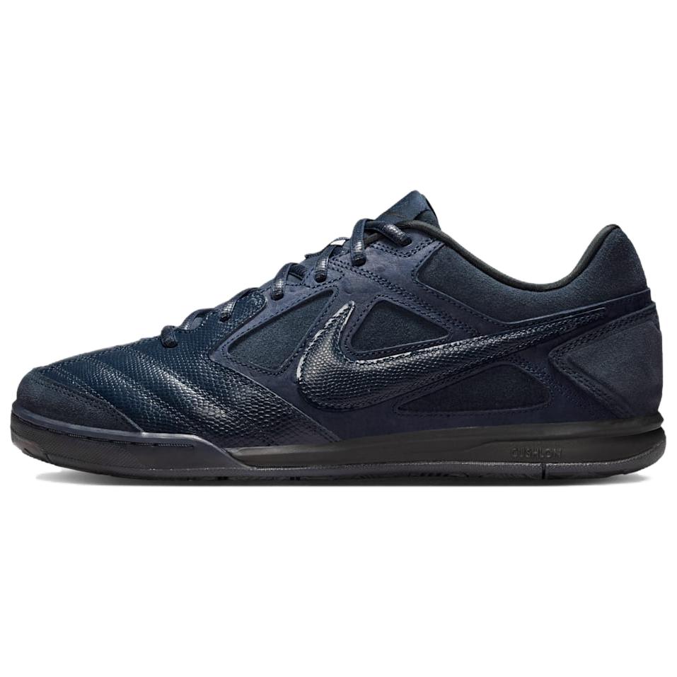 Nike Серия Gato Минималистичные Удобные Тонкая подошва Кожаные Дышащие Футбольные Бутсы Мужские кроссовки Черные IQ3403-475