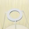 6PCS Cloth Fabric Lampshade Beige Color Pleated Lamp Shades Decorative Small Lamp Shade  Table Lamps