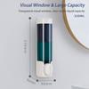 Kitchen Soap Dispenser 320ml*1 Bottle Shower Shampoo Dispenser Wall Mount Plastic Hand Liquid Soap Dispenser for Hotel Bathroom