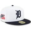 Кепка облегающего кроя new era 59fifty world series 1984 detroit tigers - белая - мужская