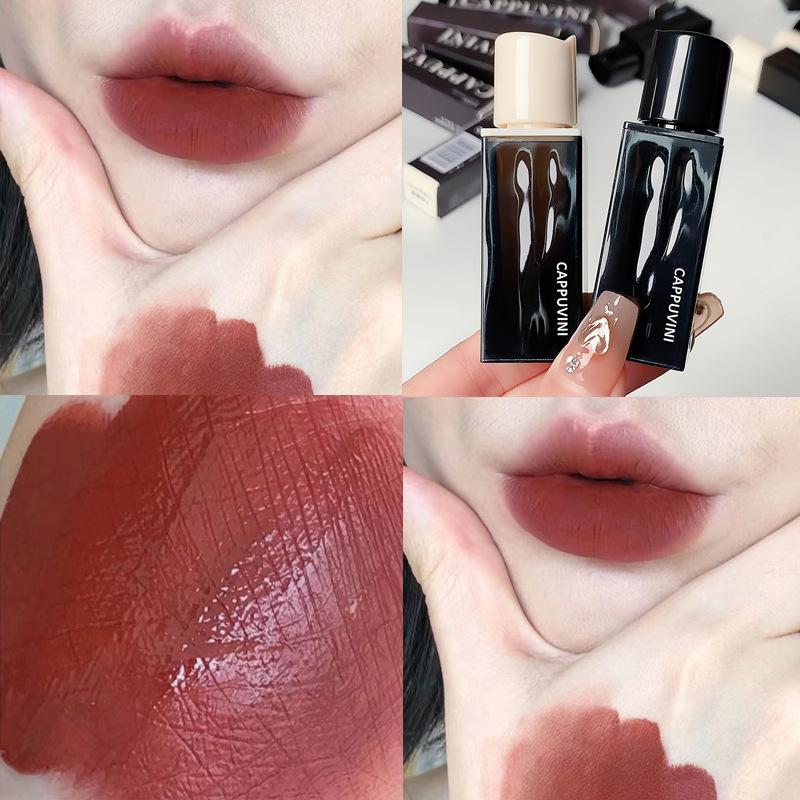 Aqua Amber Lip Glaze, бархатная матовая, стойкая, нелипкая, отбеливающая помада.
