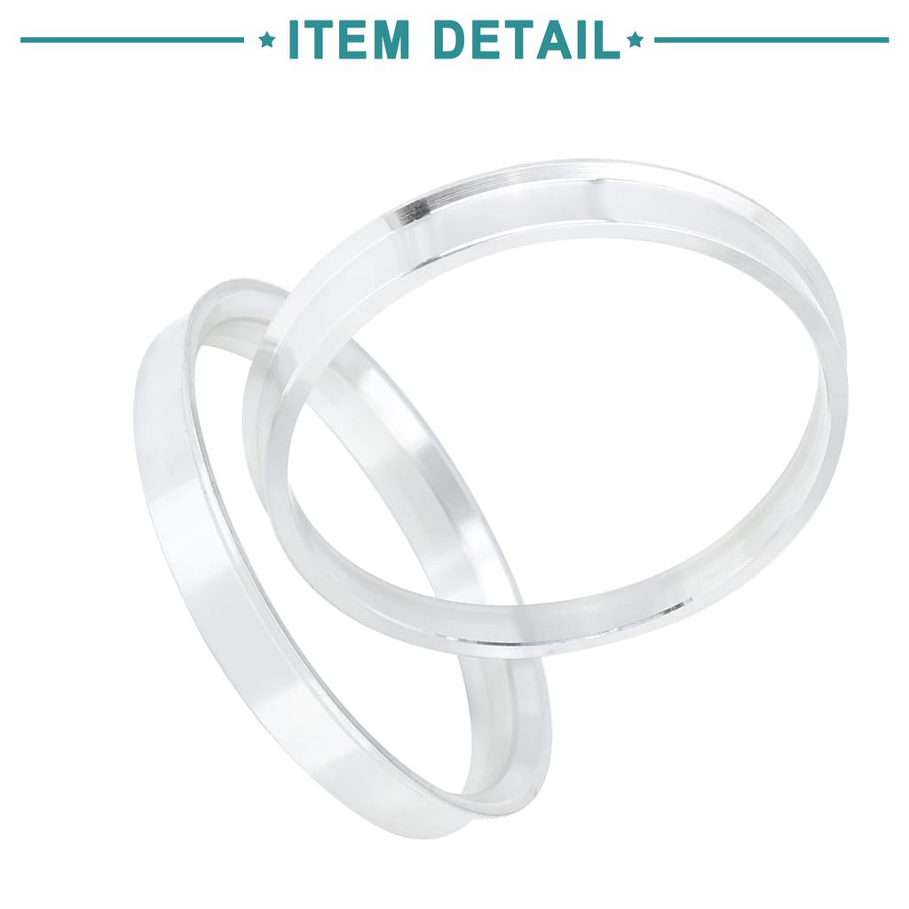 ACROPIX Центровочные кольца ступицы 72.6-66.6мм Серебристый тон 4шт