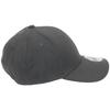 [New Era] Cap for Men and Women, NewEra 39THIRTY, Plain, Hat, Baseball Cap, Stretch, Elastic, Side Logo, Flag Logo, Brand, SM, Graphite [Used]
