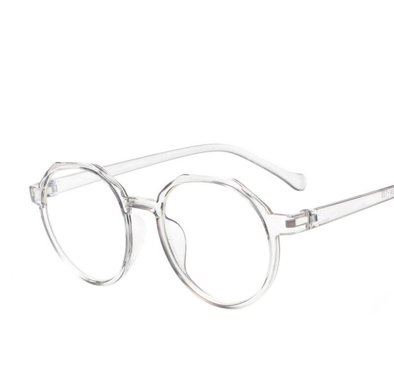Ретро круглая оптика, очки для женщин и мужчин, модные прозрачные зеркальные линзы для близорукости, очки для близорукости 0 -0,5 -1,0 -1,5 до -6,0