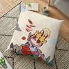 Наволочка Labubu The Monsters Pillowslip Cushion Plush 45x45CM Для мальчиков и девочек Мультфильм Аниме Kawaii Украшения Дети День рождения Милые подарки