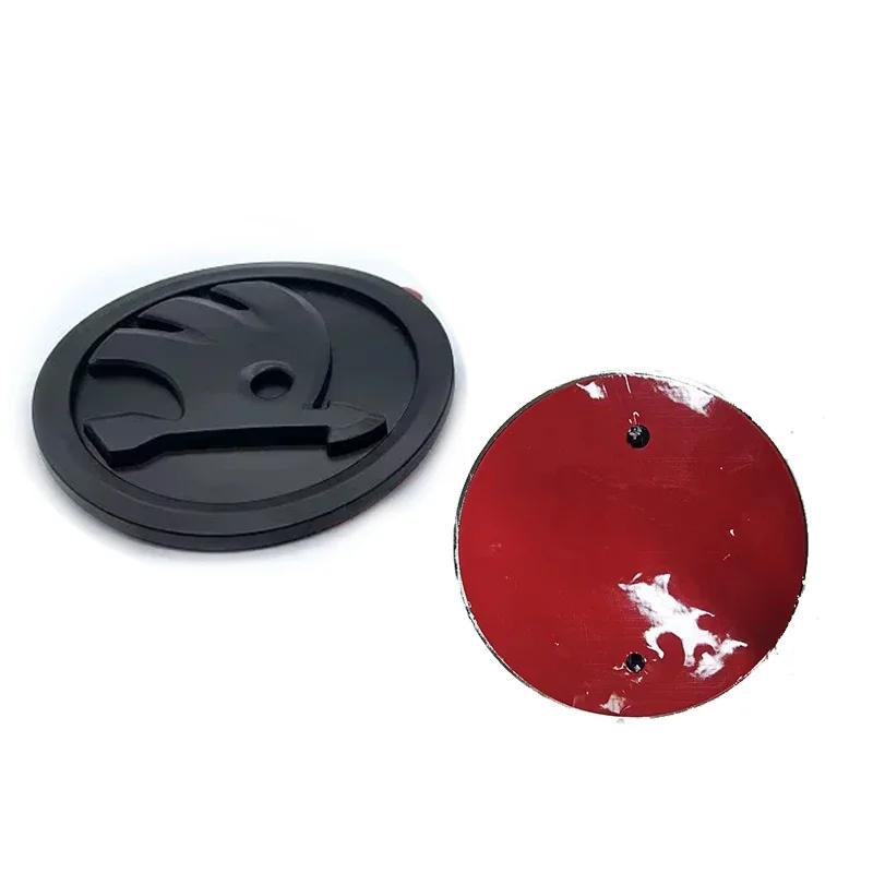 110 мм ABS Эмблема для SKODA Rapid Yeti Karoq Vision Fabia 1 2 Octavia A7 RS Superb Автомобильная Наклейка на Переднюю Заднюю Крышку Багажника