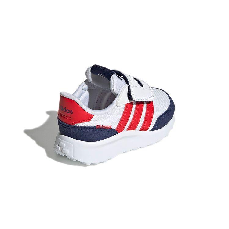 Adidas Neo Run 70S Прочные низкие кроссовки Детская обувь Белый Красный Синий GW0326