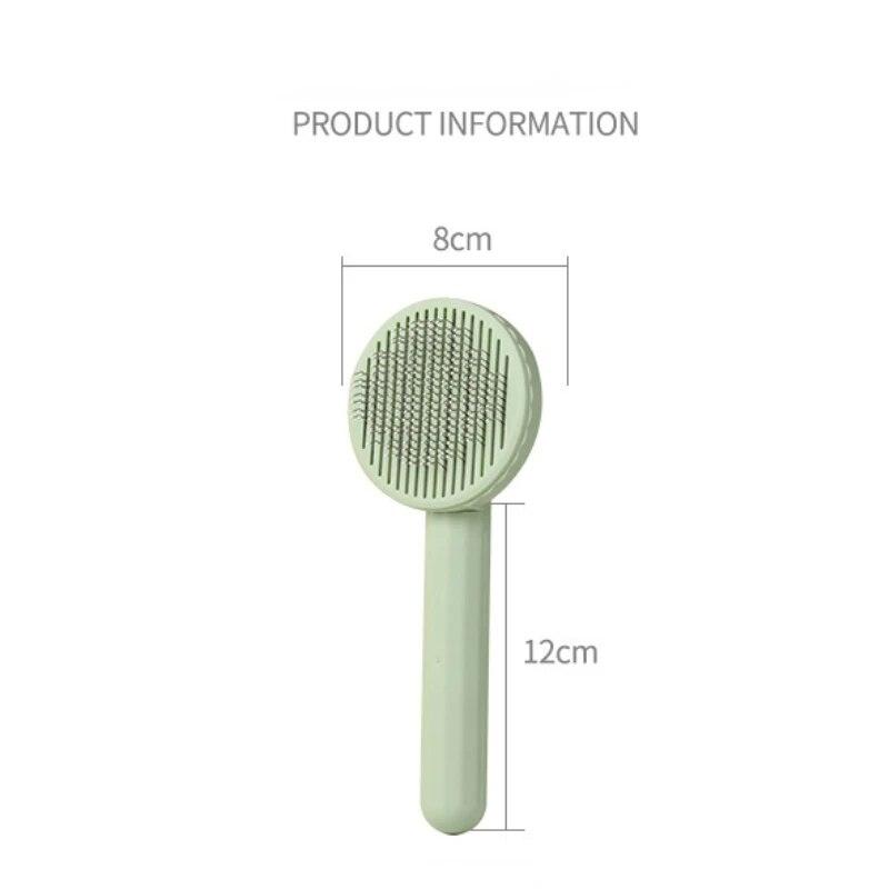 Pet Hair Removal Comb Floating Hair Dematting Grooming Self Cleaning Massage Brush Pet Comb Beauty Slicker Dog Cat Accessories