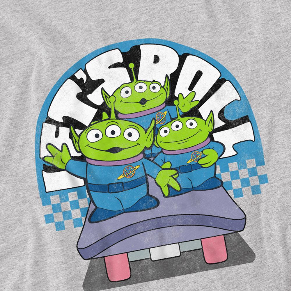 Toy Story Boys Let's Roll Aliens Heather T-Shirt