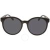 Grey Round Ladies Sunglasses Gg0416sk 002 55