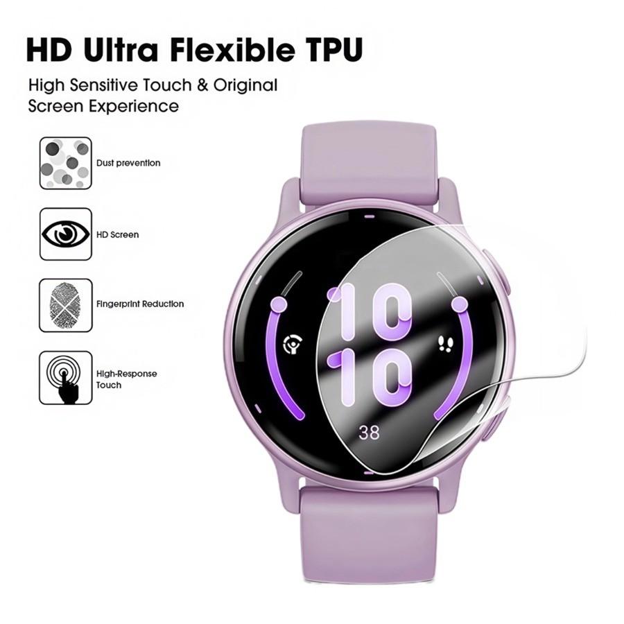 Watch Film for Garmin Vivoactive 6 Screen Protector Protective Cover for Garmin Active 6/5