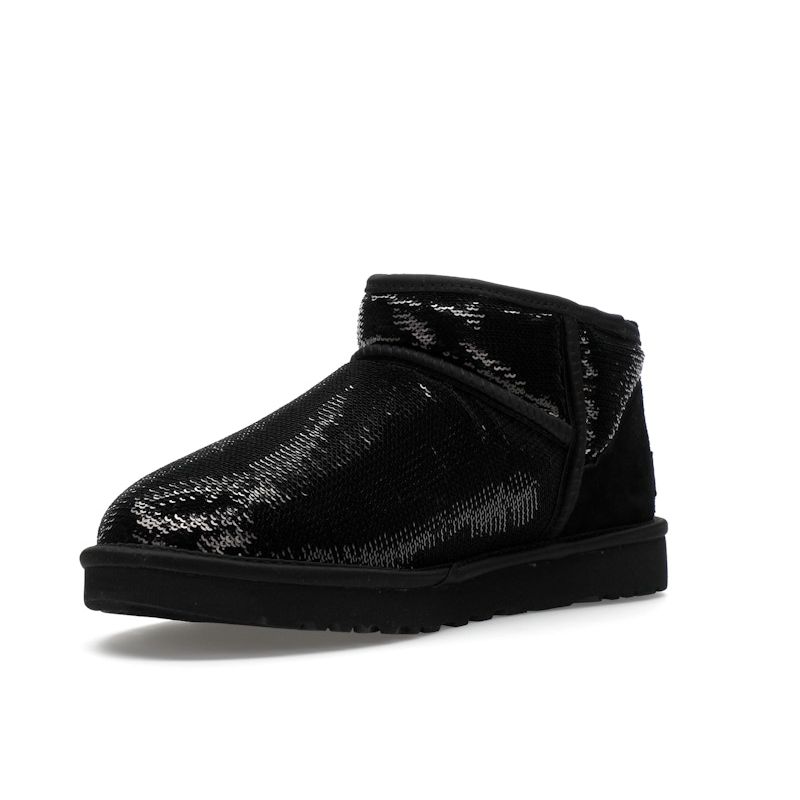 UGG Women's Classic Ultra Mini Mirror Ball Black 1151616-BLK