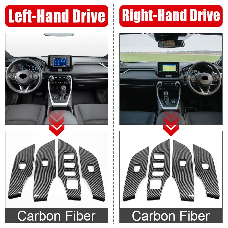 Для Toyota RAV4 XA50-2022 2023 гибридный ABS автомобильный дверной подлокотник панель оконный переключатель кнопка подъема крышка накладки