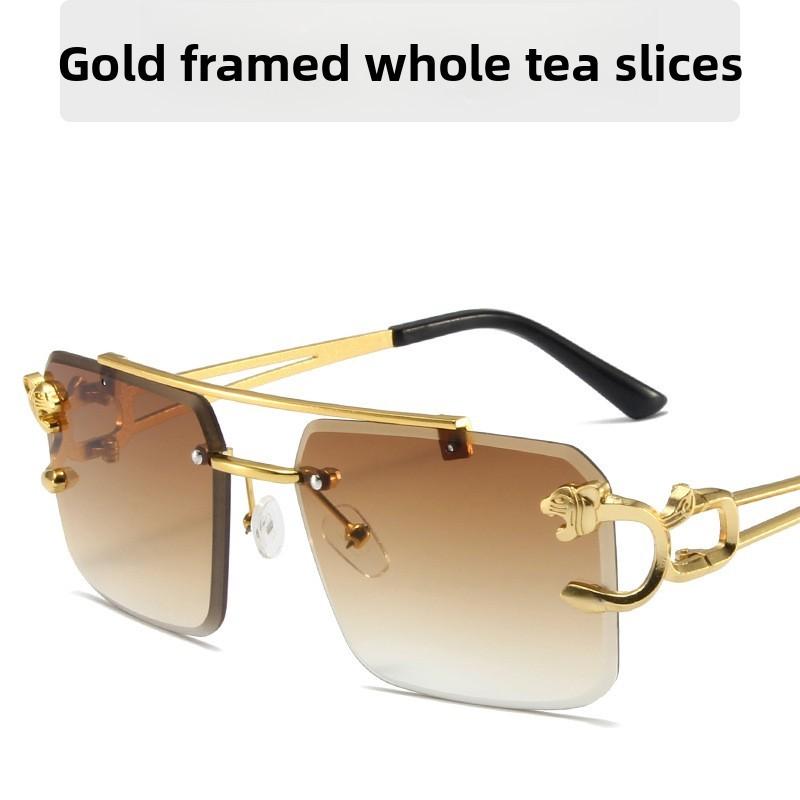Metal Frame Sunglasses Men Women Polarized Uv Blocker For Outdoors And Driving