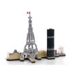 Строительный комплект серии Skyline Paris Architecture, совместимый с 21044 Эйфелевой башней, городские строительные блоки, модель, детские игрушки, подарки