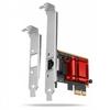 AXAGON PCEE-G25 PCIe-адаптер 2,5 Gigit Ethernet, Realtek 8125 - RJ45 - 8595247906458