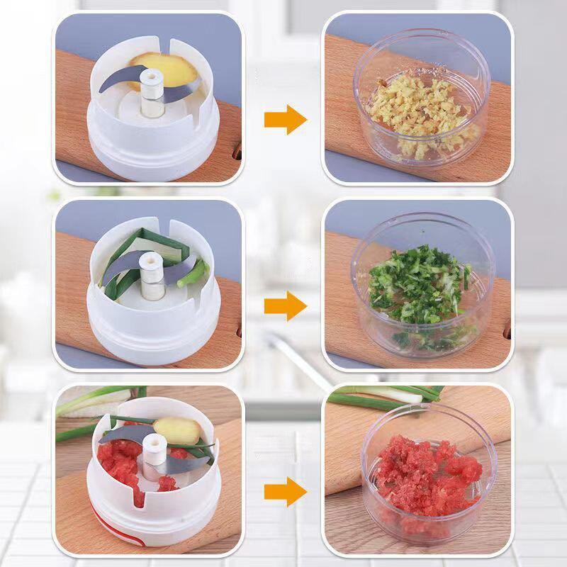 Пластиковая дробилка для чеснока, овощерезка, кухонная утварь, измельчитель, терка, овощечистка, шлифовальная машина, инструменты, гаджеты, кухонные аксессуары