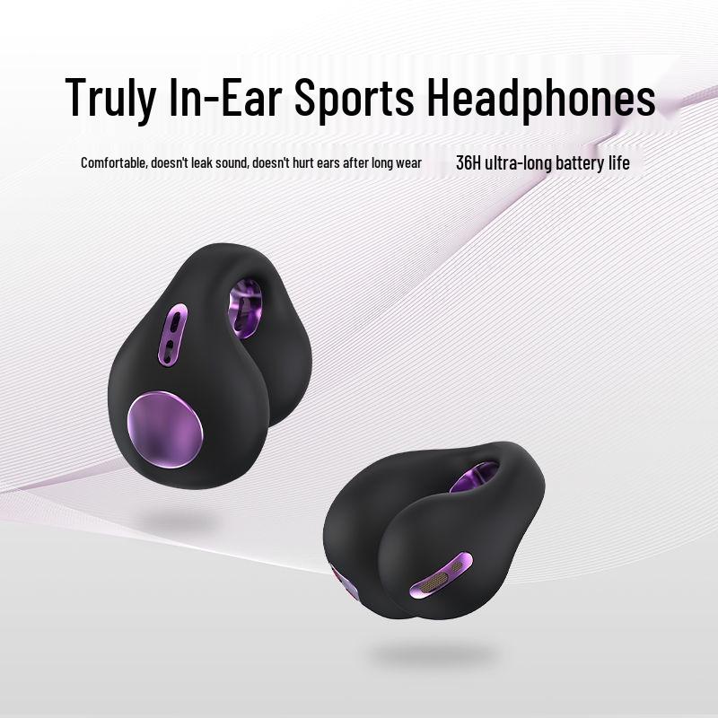 JX80 Беспроводные спортивные наушники-вкладыши с костной проводимостью Bluetooth для трансграничного использования - Мини, Удобные, Беспроводные.