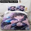 Комплект постельного белья Kawaii Anime sexy Girl, пододеяльник, одеяло, комплект постельного белья, наволочка, размер King Queen Twin для мальчиков и девочек для взрослых
