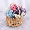 Wedding Flower Girl Hand Woven Storage Basket Flower Basket Desktop Decoration Clutter Organizer