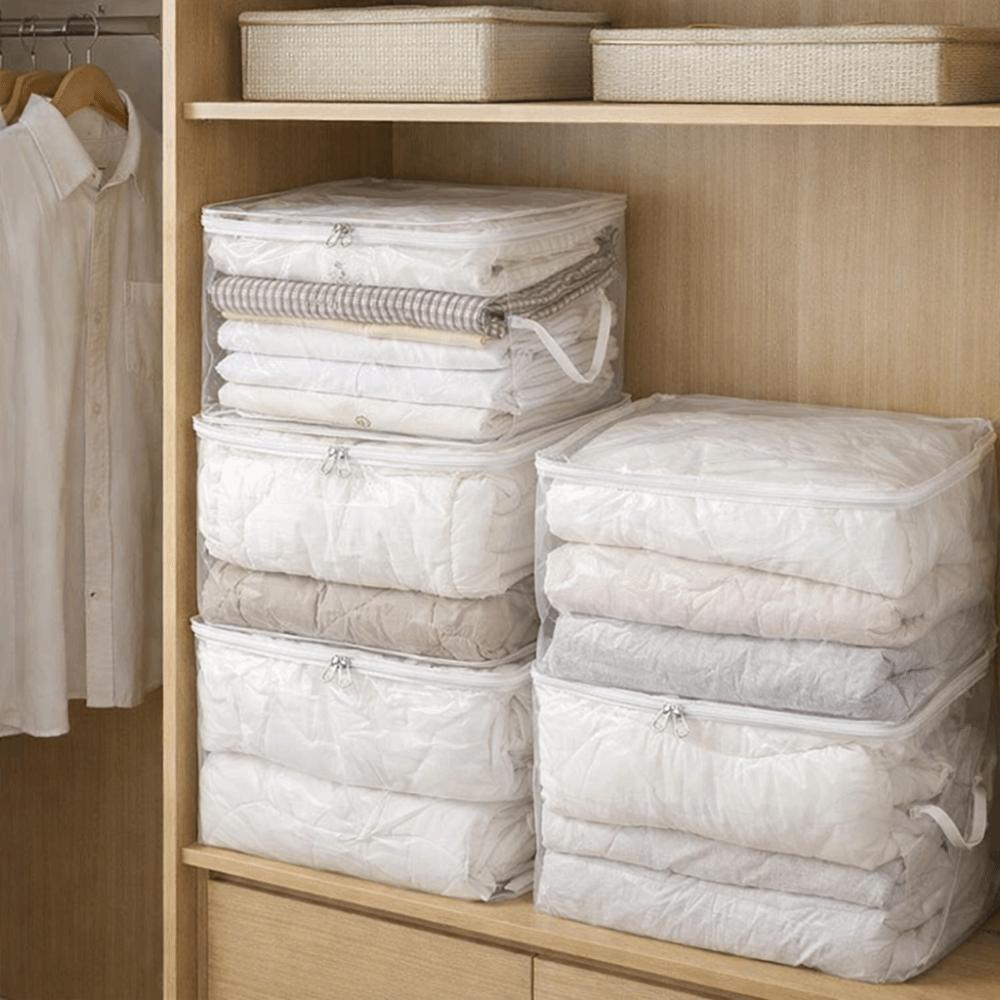 Large Capacity Clear Quilt Storage Bag Dust-proof Sweater Storage Bag Clothes Storage Bag Wardrobe