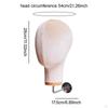 11-inch Versatile Wall Mounted Mannequin Head Model Hat Display Stand for Professional Or Personal