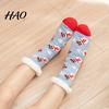 Anti Slip Socks for Wood Floors Christmas Slipper with Grips Women Men, Thickened Plush Lined Thermal Non Winter Socks, Non-slip Living Room Bedroom