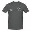 Unisex La Linea Bowling T Shirt Streetwear Big Size Oneck Cotton Sleeve Custom T Shirts