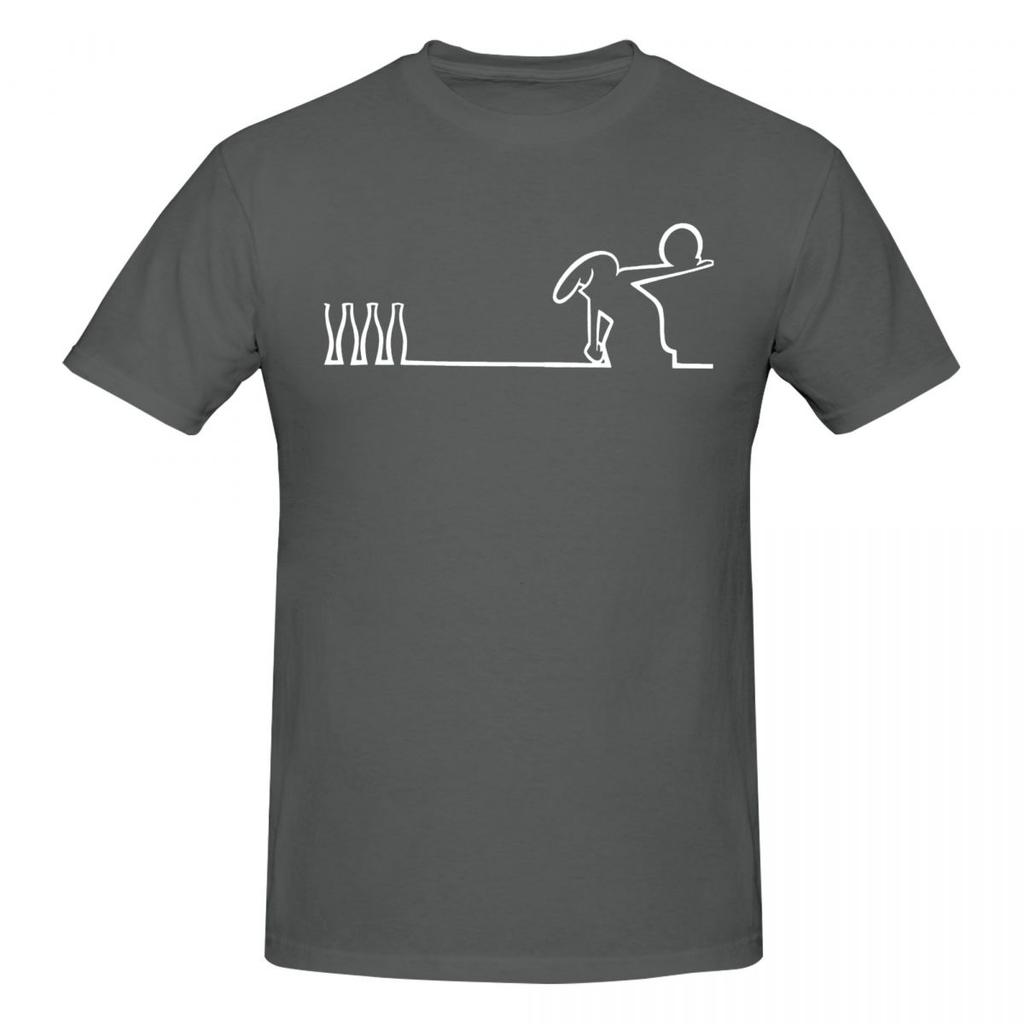 Unisex La Linea Bowling T Shirt Streetwear Big Size Oneck Cotton Sleeve Custom T Shirts