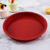 Антипригарная силиконовая круглая форма для выпечки, универсальная термостойкая форма для выпечки для домашней кухни