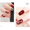 12Grids/Box Nail Sequins Стильные изысканные мини рождественские наклейки для маникюра с блестками для