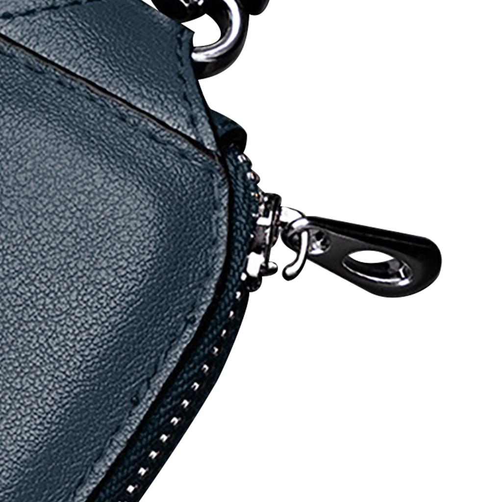 Держатель для брелока автомобильного ключа, универсальный, большой вместимости, поясное крепление, прочный чехол для автомобильного ключа для дома, мужчин, офиса, синий