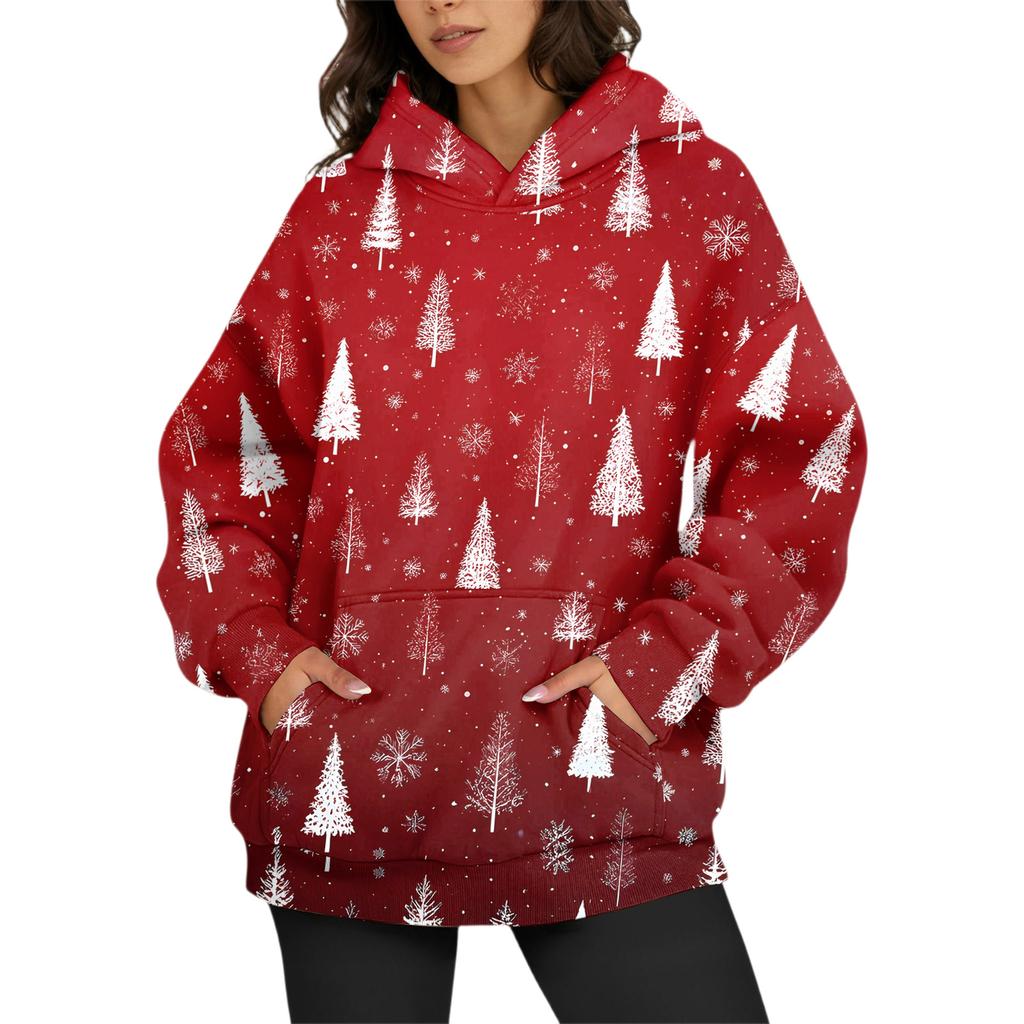 Женские модные повседневные универсальные повседневные толстовки с круглым вырезом, топы с длинными рукавами и принтом