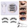 Reusable Non-glue False Eyelashes 3D Manga Lashes Easy to Use Magnet Eyelash Set  Make Up