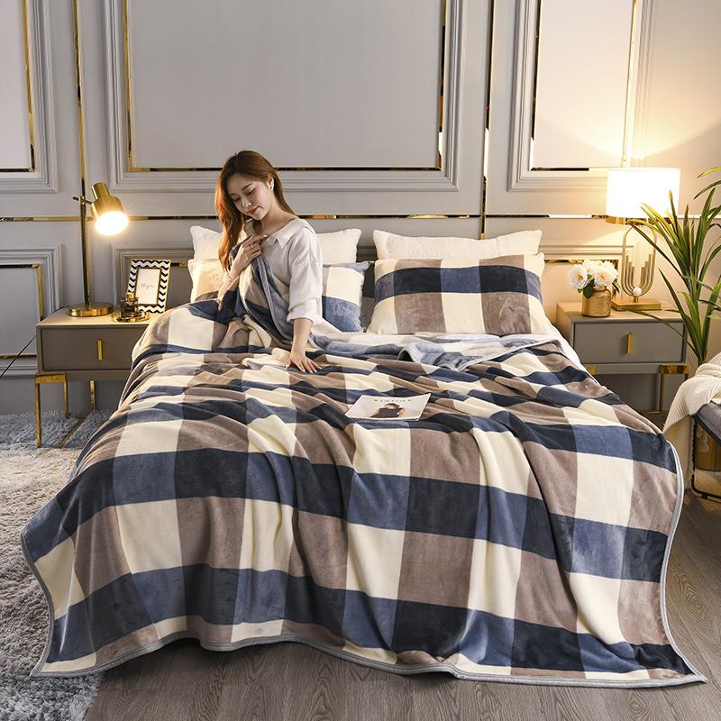 Легкое Мягкое Фланелевое Одеяло с Принтом Листьев Теплый Плюшевый Плед Молочный Бархат Накидки для Дивана Кровати Домашний Постельный Чехол