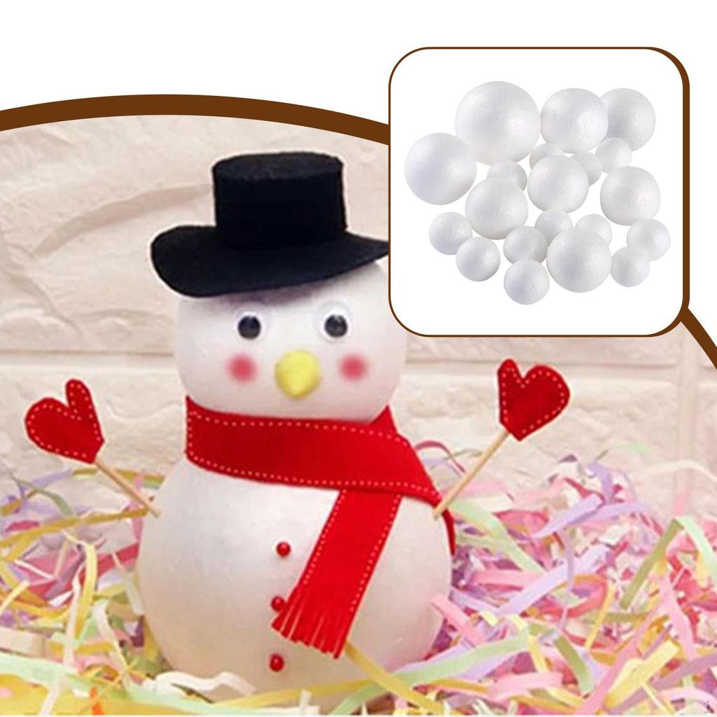 Пенопластовые шарики для украшений, поделки своими руками, гладкие для моделирования, школьный проект по искусству, домашняя вечеринка