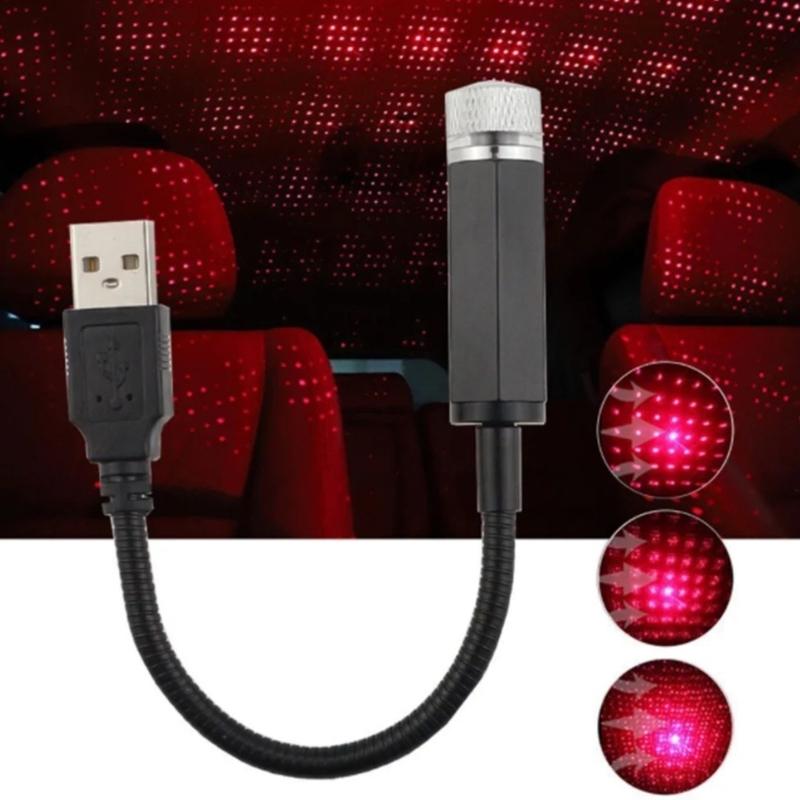 Простая установка USB автомобильная звездочка для 360-градусной иммерсивной проекции звездного неба Атмосфера Безопасное украшение