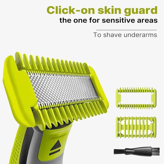 Регулируемая направляющая расческа на 14 длины для Philips One Blade QP2520 QP2530 QP2620 QP2630, электрический триммер, насадка для бритвы, позиционирующая расческа