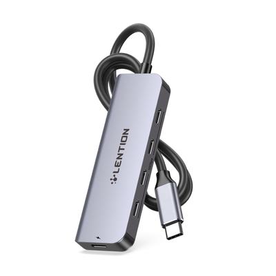 LENTION USB C Hub Gen 2 10 Гбит/с Высокоскоростная передача данных Выход питания 100 Вт PD Не расширение Несколько USB C Только для MacBook Pro iPad