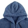 QICED Autumn Men's Fleece Cardigan Hooded Jacket