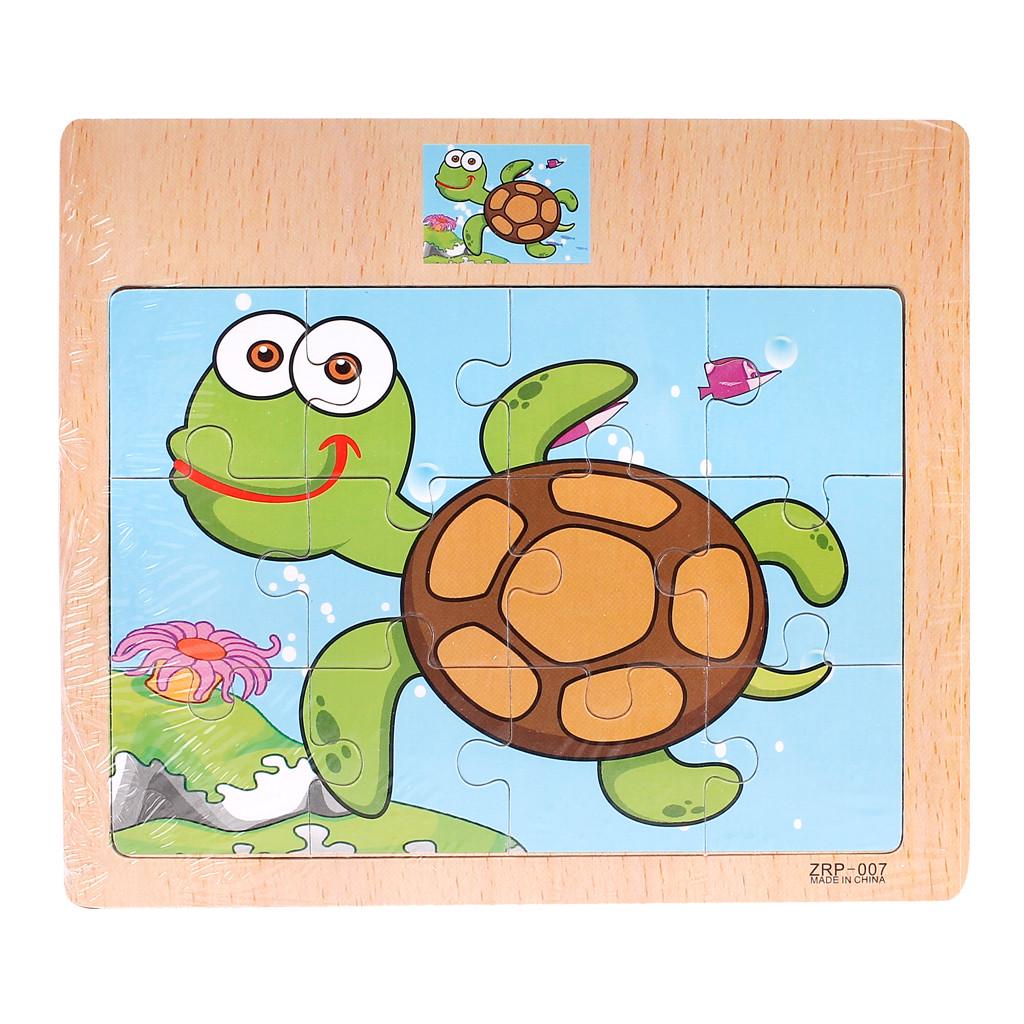 Деревянная игрушка-головоломка, детские игрушки-головоломки с мультяшным движением, обучающие игрушки-головоломки