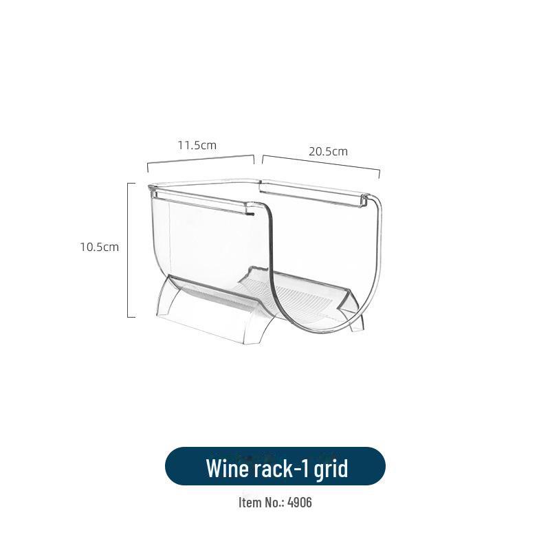 Штабелируемый стеллаж для вин: Креативное, простое, не требующее перфорации хранилище для бара или шкафа