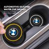 For BMW 1 W E82 2Pcs Car Coaster Silicone Mat Water Cup Holder Anti-Slip Pad For BMW X3 X5 M5 M3 E46 E90 E60 F10 E39 F30 E36 G30 E87 E70
