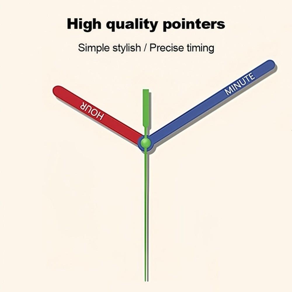 Mute Electronic Color Clock Colorful Learning Wall Hanging Clock Early Education Wall Clock  Home