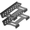 2Pcs Side Pedal Plates Step Running Boards Foot Plate for 1/10 Axial SCX10 RC Crawler Car Upgrades Parts Body for Shell