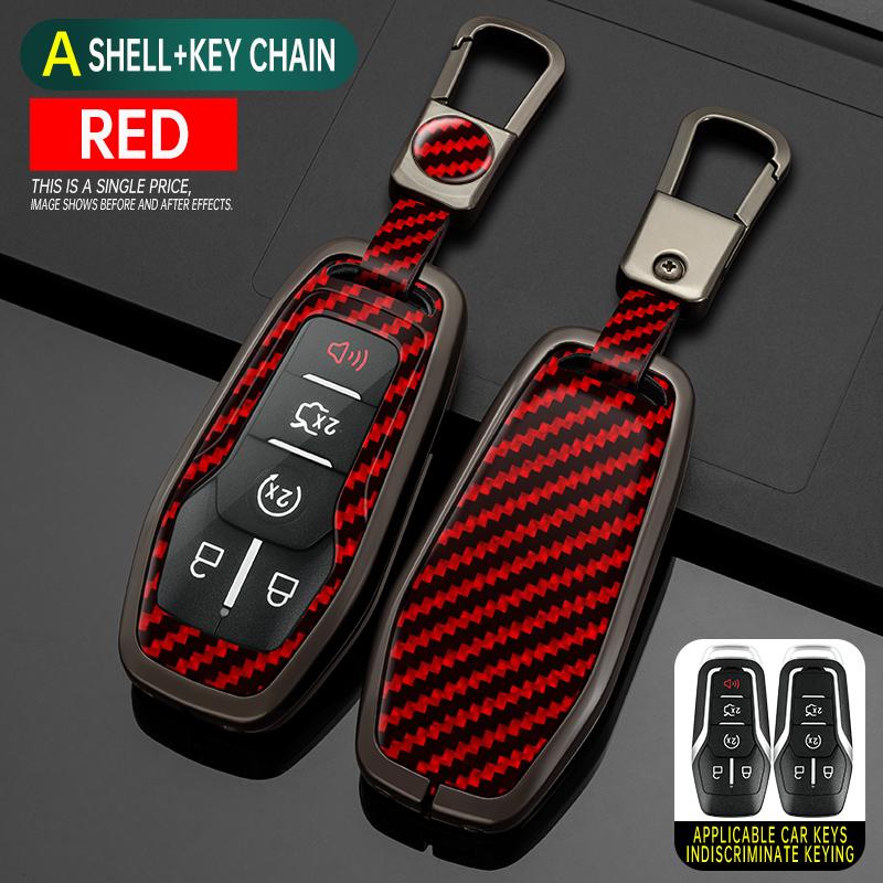 Styling Mouldings Alloy Car Remote Key Case Cover Protect Shell Bag For Ford Fusion Mondeo Mustang F-150 Explorer Edge Lincoln M