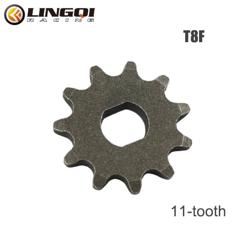 LING QI Motorcycle T8F 13T 11T 9T Sprocket Chain Cog Pinion Engine Gear For 47cc 49cc Mini Pocket Dirt Bike Electric Scooter ATV