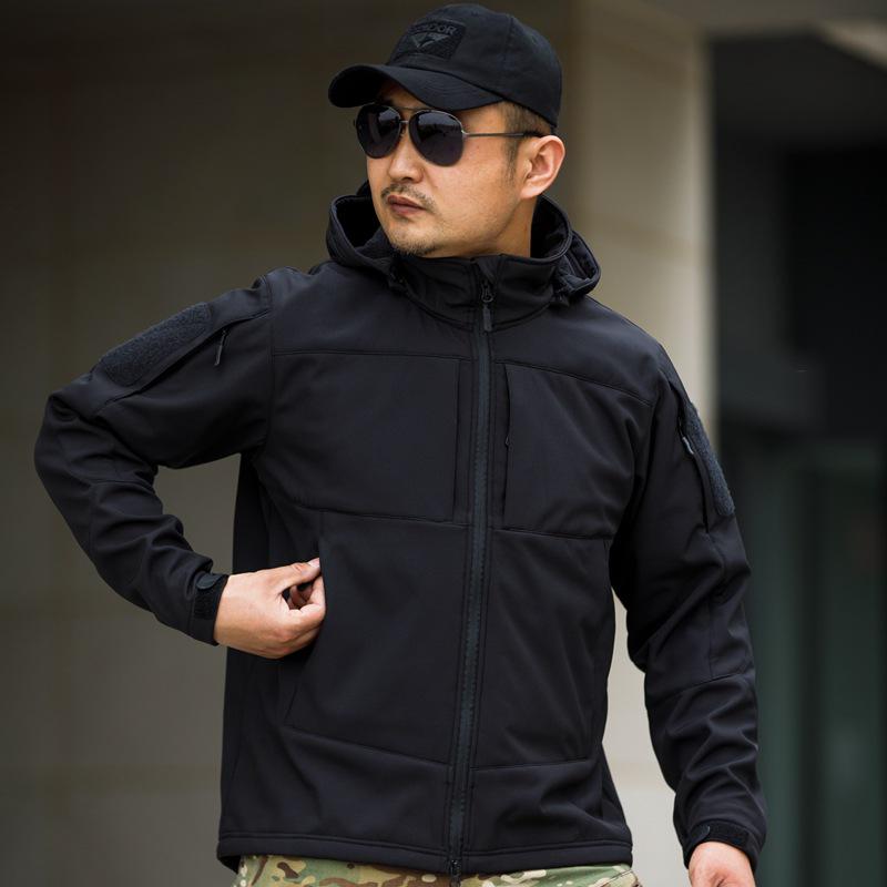 Pave Hawk Lurker Tactical Soft Shell Jacket - Outdoor Cold Weather Style PLY_76